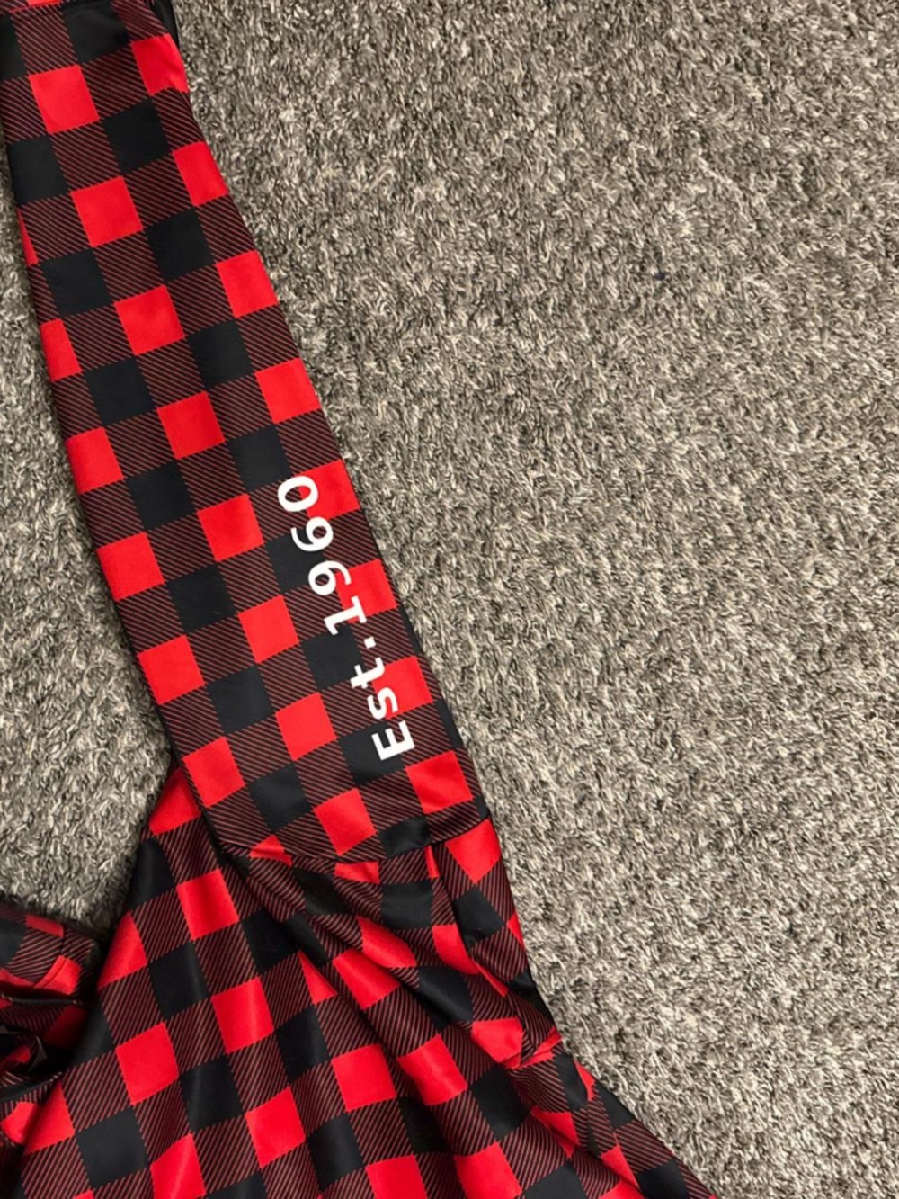 Red & Black Plaid Hooded Sweatshirt - Picture 5 of 6